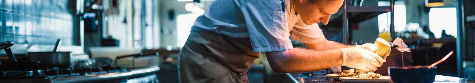 a chef cooking food